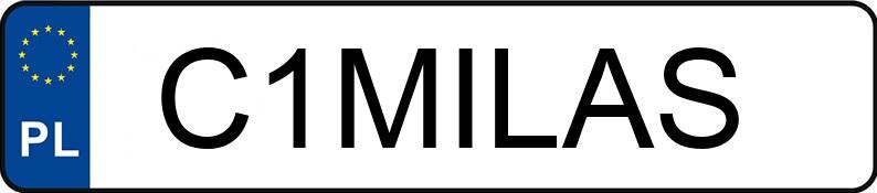 Numer rejestracyjny C1MILAS posiada BMW 530D