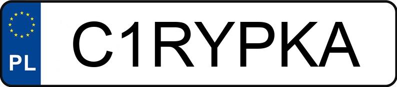 Numer rejestracyjny C1RYPKA posiada BMW 523i MR`03 E4 E60 523i MR`03 E4 E60