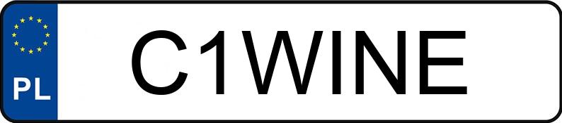 Numer rejestracyjny C1WINE posiada BMW X3 Diesel MR`22 E6d G01 xDrive20d