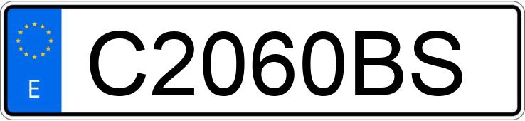 Numer rejestracyjny C2060BS posiada AUDI A3