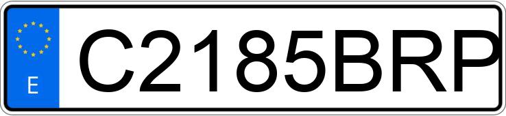 Numer rejestracyjny C2185BRP posiada PIAGGIO ZIP 50