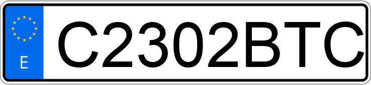 Numer rejestracyjny C2302BTC posiada PIAGGIO ZIP 50