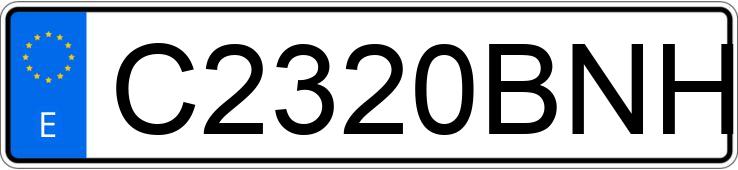 Numer rejestracyjny C2320BNH posiada YAMAHA AEROX 50