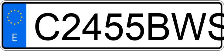 Numer rejestracyjny C2455BWS posiada SHERCO KID