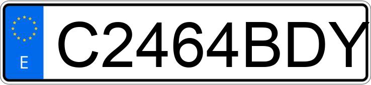 Numer rejestracyjny C2464BDY posiada YAMAHA AEROX 50