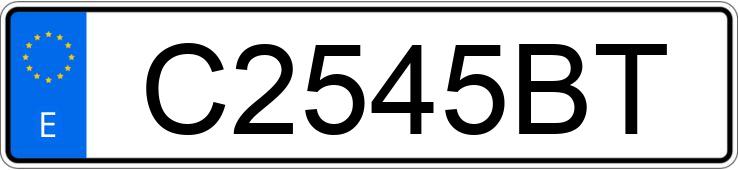 Numer rejestracyjny C2545BT posiada RENAULT LAGUNA