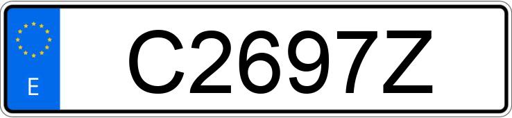 Numer rejestracyjny C2697Z posiada VOLKSWAGEN SANTANA