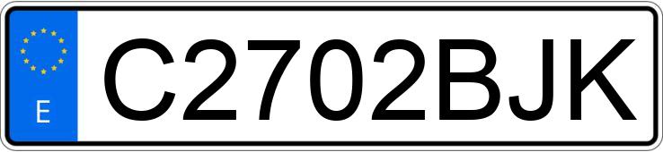 Numer rejestracyjny C2702BJK posiada DERBI VARIANT