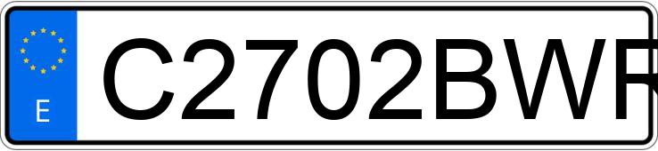 Numer rejestracyjny C2702BWR posiada MICROCAR DUE 6