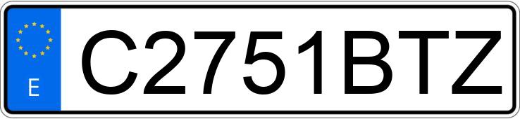Numer rejestracyjny C2751BTZ posiada SYM ORBIT