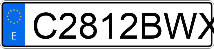 Numer rejestracyjny C2812BWX posiada SHERCO SM-RS