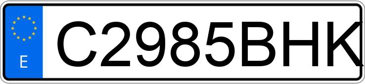 Numer rejestracyjny C2985BHK posiada YAMAHA AEROX 50