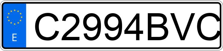 Numer rejestracyjny C2994BVC posiada PIAGGIO APE