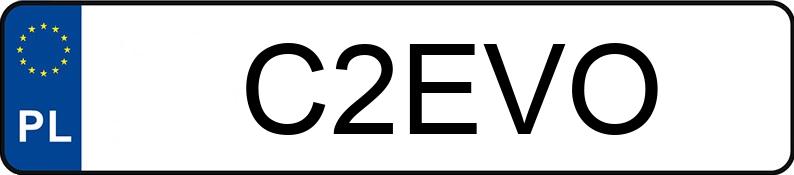 Numer rejestracyjny C2EVO posiada HARLEY-DAVIDSON Softail Fat Boy