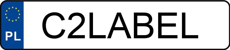 Numer rejestracyjny C2LABEL posiada MERCEDES-BENZ GLS 600 Maybach MR`23 E6d X167 4Matic