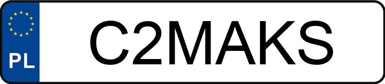 Numer rejestracyjny C2MAKS posiada BMW 520 Diesel DPF MR`10 E5 F10 520 Diesel DPF MR`10 E5 F10