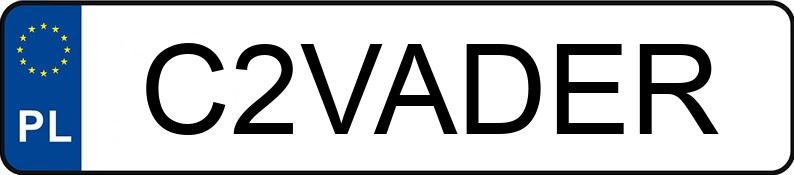 Numer rejestracyjny C2VADER posiada BMW 530