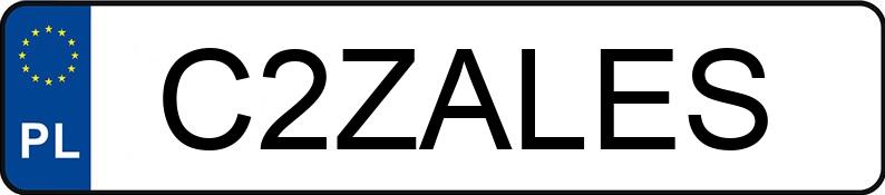 Numer rejestracyjny C2ZALES posiada BMW 530D XDRIVE Numer rejestracyjny C2ZALES posiada BMW 530D XDRIVE