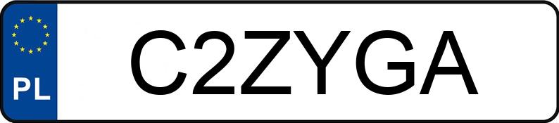Numer rejestracyjny C2ZYGA posiada AUDI A7 SPORTBACK Numer rejestracyjny C2ZYGA posiada AUDI A7 SPORTBACK