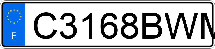 Numer rejestracyjny C3168BWM posiada RIEJU MRT