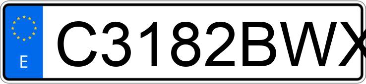 Numer rejestracyjny C3182BWX posiada SILENCE S Numer rejestracyjny C3182BWX posiada SILENCE S