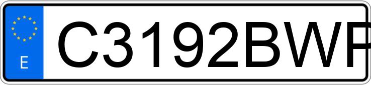 Numer rejestracyjny C3192BWP posiada PEUGEOT TWEET