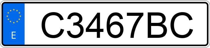 Numer rejestracyjny C3467BC posiada PEUGEOT 405