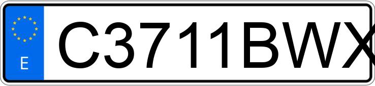 Numer rejestracyjny C3711BWX posiada BETA ALP 4.0 Numer rejestracyjny C3711BWX posiada BETA ALP 4.0