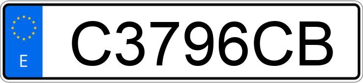 Numer rejestracyjny C3796CB posiada FORD FIESTA