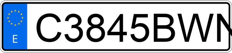 Numer rejestracyjny C3845BWN posiada AIXAM CROSSOVER