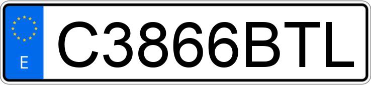 Numer rejestracyjny C3866BTL posiada APRILIA COMPAY