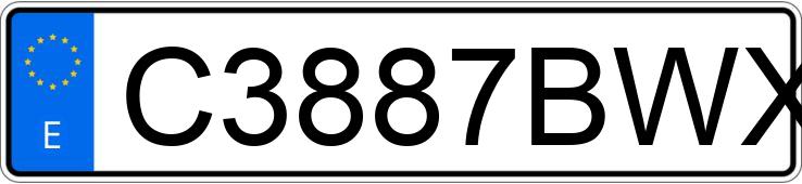 Numer rejestracyjny C3887BWX posiada CHECKER A 11 3.8 V6 Numer rejestracyjny C3887BWX posiada CHECKER A 11 3.8 V6