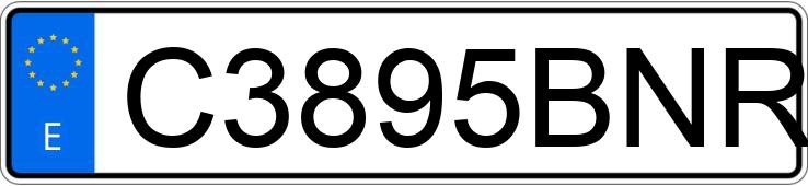 Numer rejestracyjny C3895BNR posiada TRABANT BERLINA