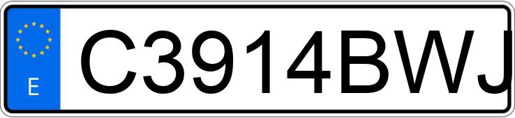Numer rejestracyjny C3914BWJ posiada APRILIA SR 50