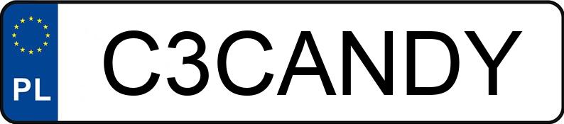 Numer rejestracyjny C3CANDY posiada MERCEDES-BENZ AMG CLA 45 S 4MATIC+ Numer rejestracyjny C3CANDY posiada MERCEDES-BENZ AMG CLA 45 S 4MATIC+