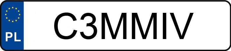 Numer rejestracyjny C3MMIV posiada BMW 525 Diesel DPF MR`10 E5 F10 Numer rejestracyjny C3MMIV posiada BMW 525 Diesel DPF MR`10 E5 F10