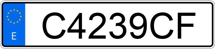 Numer rejestracyjny C4239CF posiada SEAT CORDOBA