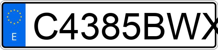 Numer rejestracyjny C4385BWX posiada KEEWAY F-ACT 125 EVO