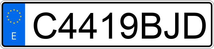 Numer rejestracyjny C4419BJD posiada APRILIA RS 50