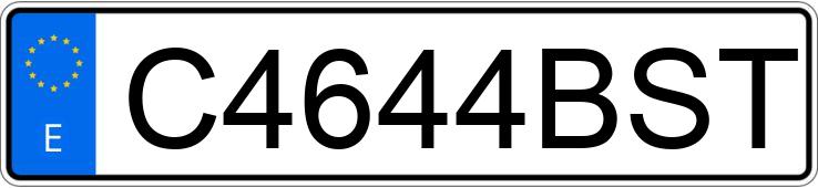 Numer rejestracyjny C4644BST posiada APRILIA SR 50