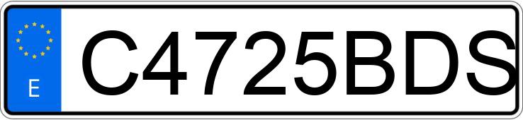 Numer rejestracyjny C4725BDS posiada YAMAHA ZEST 50