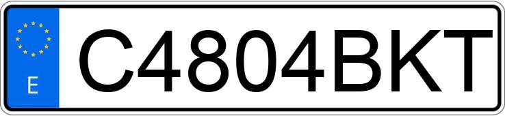 Numer rejestracyjny C4804BKT posiada PIAGGIO NSP