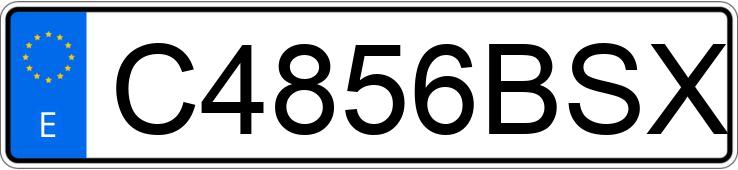 Numer rejestracyjny C4856BSX posiada YAMAHA AEROX 50