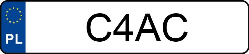 Numer rejestracyjny C4AC posiada RAM 1500 5.7 V8 MR`20 E6 3.5t Crew Laramie Black AWD