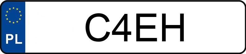 Numer rejestracyjny C4EH posiada FORD MUSTANG Numer rejestracyjny C4EH posiada FORD MUSTANG