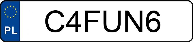 Numer rejestracyjny C4FUN6 posiada MERCEDES-BENZ G 320