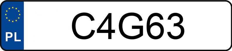 Numer rejestracyjny C4G63 posiada MERCEDES-BENZ AMG G 63 Numer rejestracyjny C4G63 posiada MERCEDES-BENZ AMG G 63