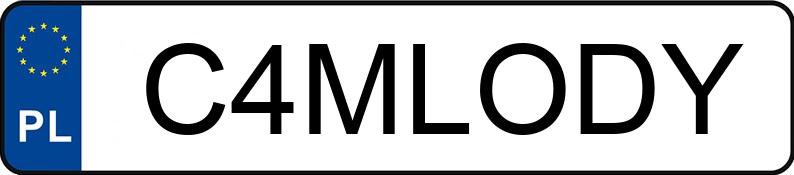 Numer rejestracyjny C4MLODY posiada BMW 320D