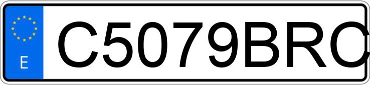 Numer rejestracyjny C5079BRC posiada YAMAHA TZR 50