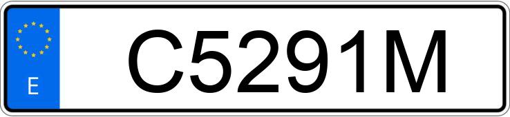 Numer rejestracyjny C5291M posiada RENAULT 5 Numer rejestracyjny C5291M posiada RENAULT 5